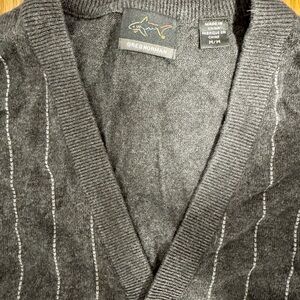Greg Norman Collection Men's Charcoal Cardigan